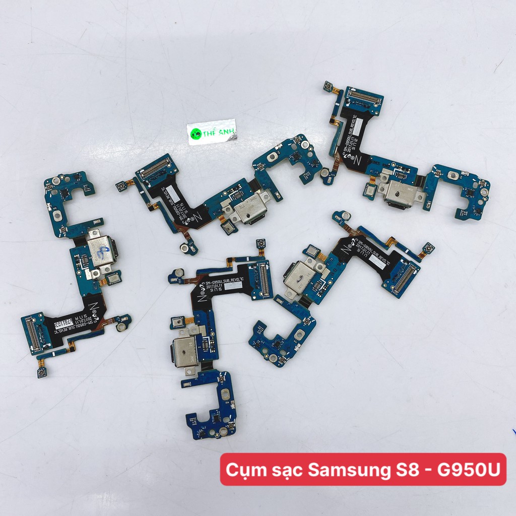 Cụm sạc Samsung Galaxy S8 G950 , main mạch sạc có mic S8 G950U zin đẹp đủ IC