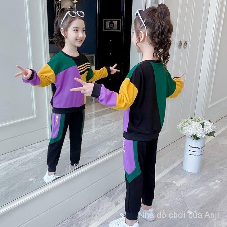 New Autumn Suit Girls Clothing Children Network Red Ocean Gas Children Spring And Autumn, Fashion Sports