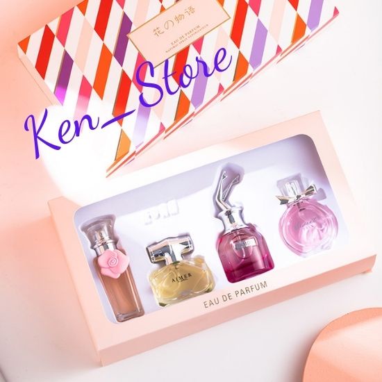 Bộ Quà Tặng Nước Hoa Nữ Flower Story Ladies Perfume, Hương Thơm Hấp Dẫn, Tươi Mát, Nhẹ Nhàng. Thơm lâu 24h