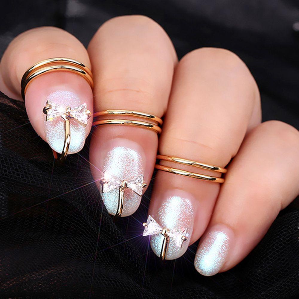 Nhẫn Thiết Kế Đơn Giản Thời Trang Dự Tiệc|Phụ Kiện Bảo Vệ Móng Tay Chuyên Dụng Chất Lượng