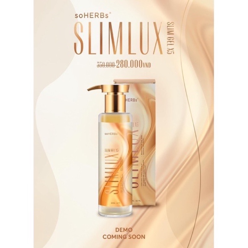 [CHÍNH HÃNG] GEL PHÁ MỠ X5 SLIMLUX SOHERBS