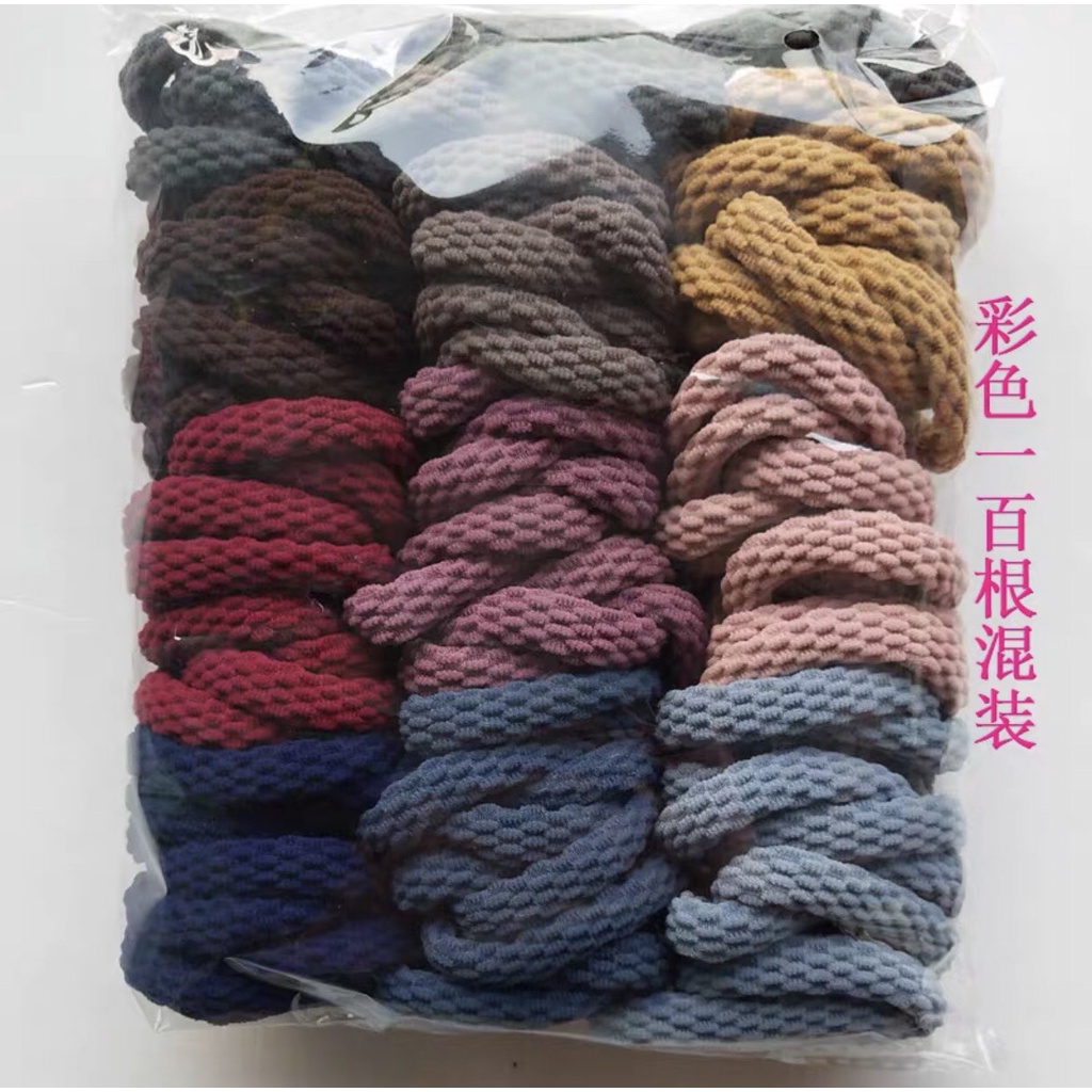 Sỉ 100 Dây Thun Tổ Ong Nhiều Màu