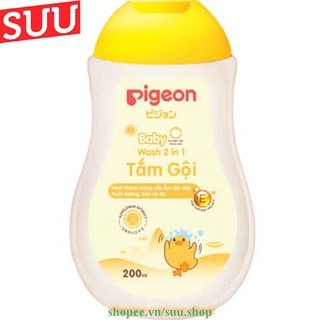 Sữa Tắm Gội Cho Bé 200Ml Pigeon Tinh Chất Hoa Hướng Dương 2 Trong 1, suu.shop Cam Kết 100% Chính Hãng.