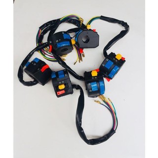Cùm công tắc trái FZ cho Wave Sirius Raider Sonic Satria Exciter  Full chức năng. DoChoiXeMay