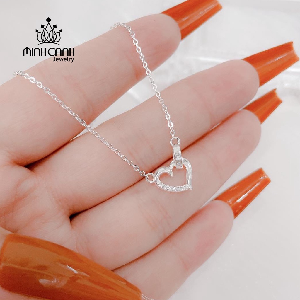 Dây Chuyền Tim Lồng Vòng Tròn Minh Canh Jewelry