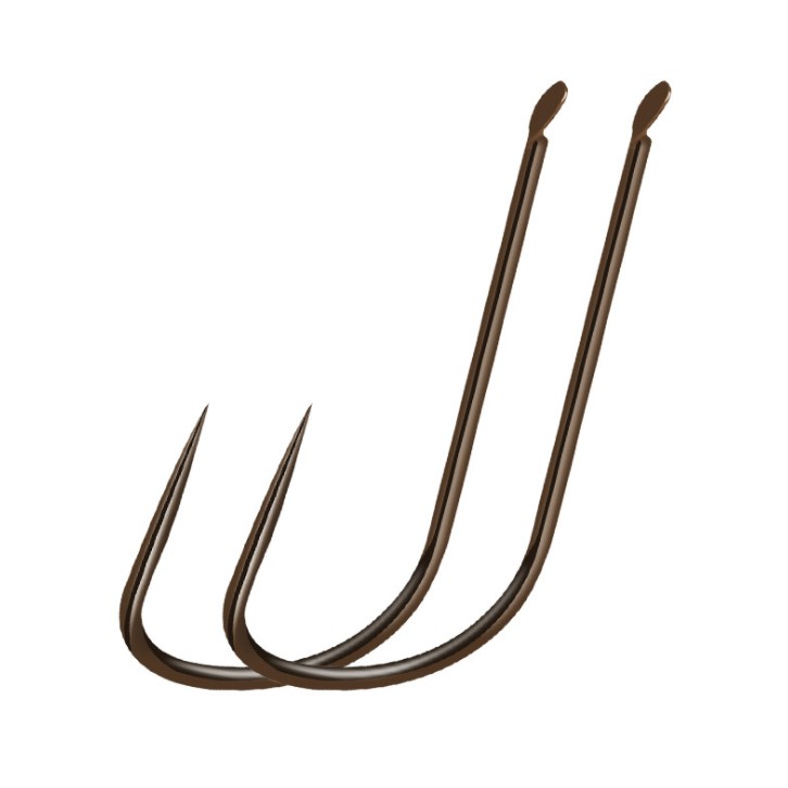 100 cái lưỡi câu titan nâu cao cấp - lưỡi không nghạnh chuyên câu thi đấu