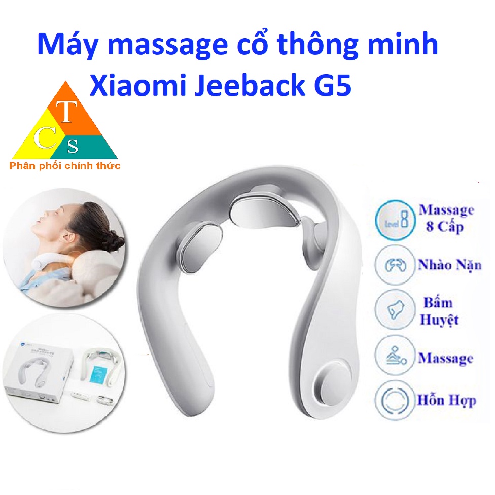 Gối massage Jeeback G5 Máy massage cổ thông minh Xiaomi