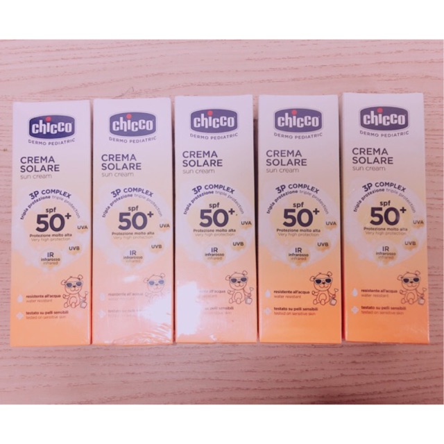 Kem chống nắng dùng cho trẻ em 0M+ SPF 50+ Chicco