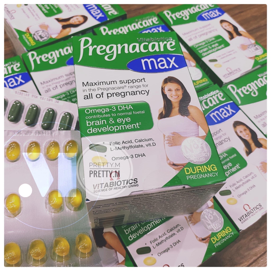 Pregnacare Max - Viên Vitamin tổng hợp của Anh dành cho bà bầu