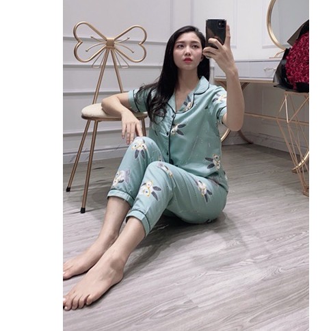 Bộ ngủ pijama tay ngắn quần dài | BigBuy360 - bigbuy360.vn