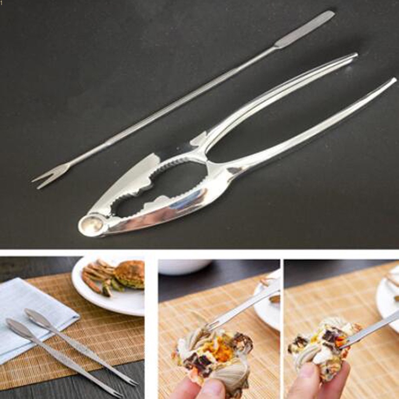 Dụng Cụ Kẹp Càng Cua Bằng Thép Không Gỉ Tiện Lợi