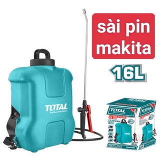 Máy phun thuốc 16l dùng pin makita 18v mã sản phẩm total tspli2001