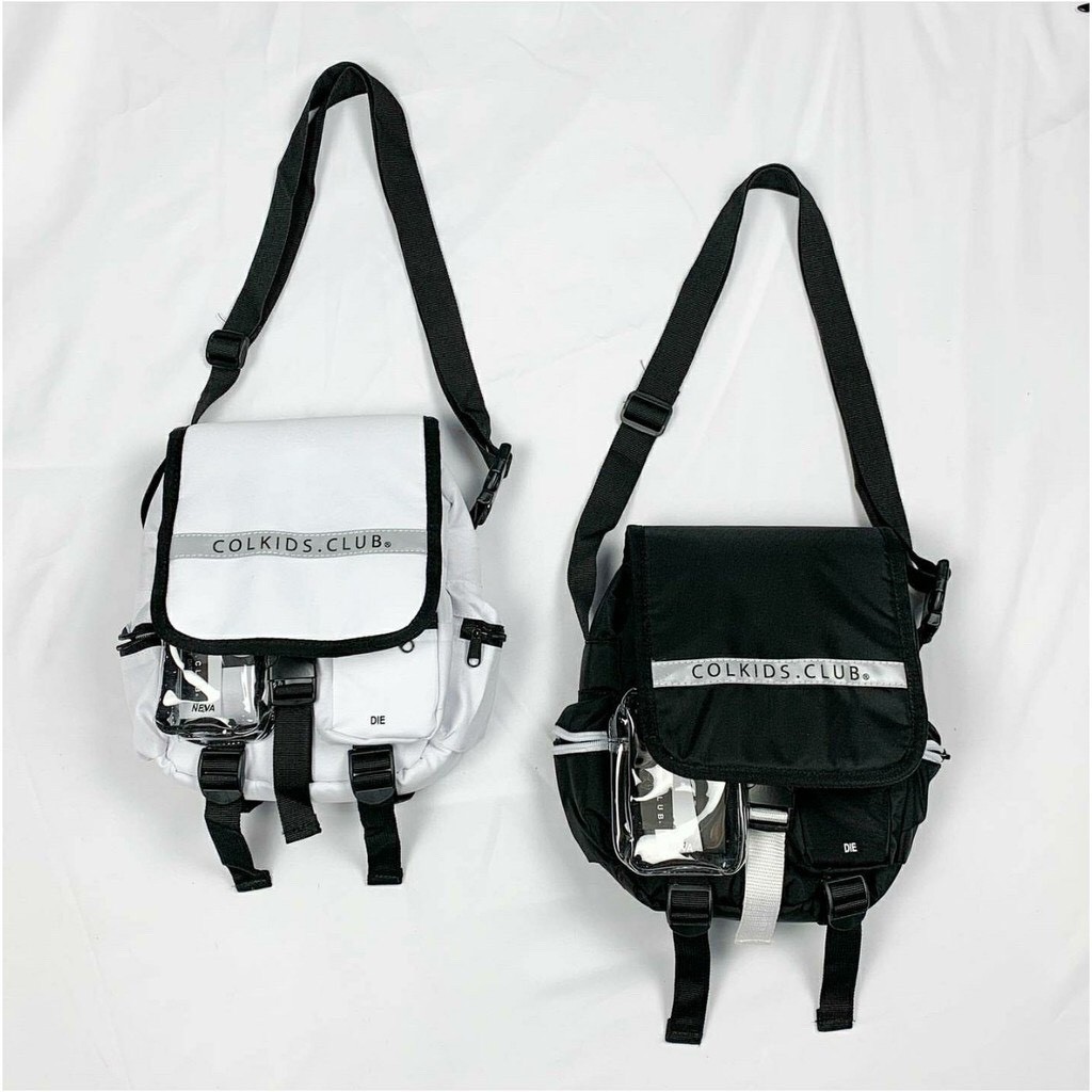 [HÓT] Túi Colkids Club Mini Bag Trắng Unisex/Túi Đeo Chéo Colkids - Phản Quang/Túi Colkids Club