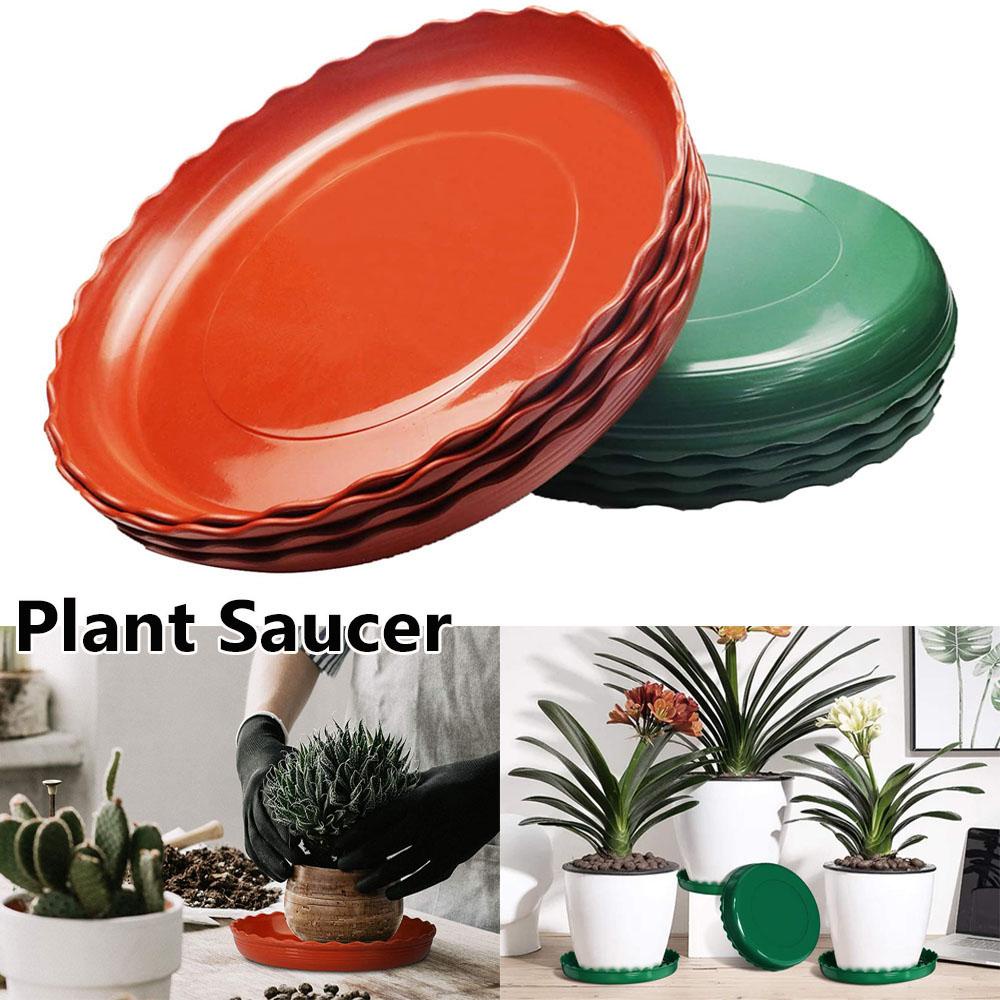 Set 3 Khay Nhựa Tròn Đựng Đĩa / Chậu Hoa Chịu Được Sức Nặng