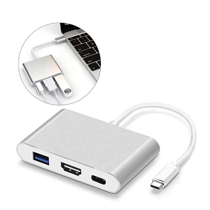 NINTENDO Bộ Chuyển Đổi USB C Sang HDMI VGA 3 Cho Màn Hình Kép OTG MacBook Air / Pro iPad Pro