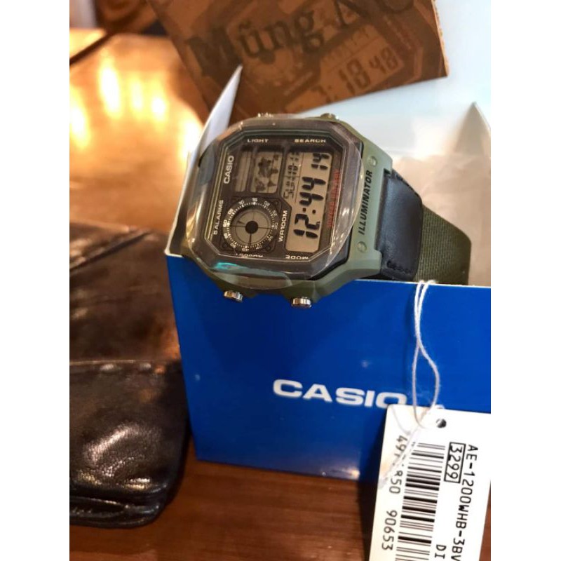 Đồng hồ nam nữ Casio AE-1200WHD chính hãng