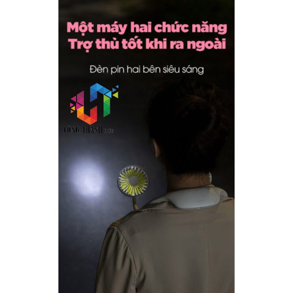 [Hàng Chính Hãng] Quạt mini đeo cổ Jisulife tích hợp đèn chiếu sáng FA11 | BigBuy360 - bigbuy360.vn