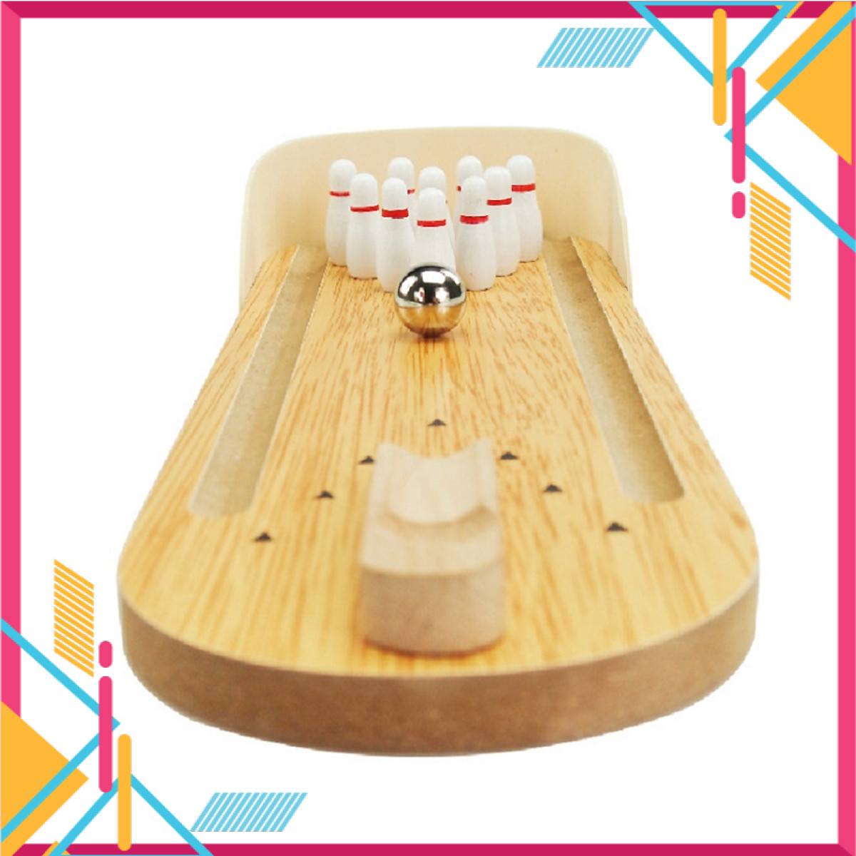 Mua Ngay Đồ chơi gỗ Bowling mini bắn bi – TĐRHH1159