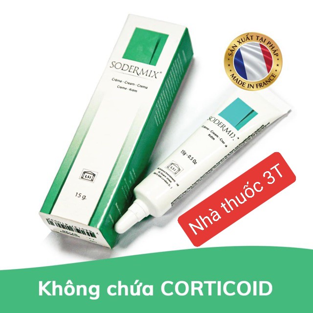 Sodermix Cream 15g- Hiệu quả với sẹo lồi, sẹo phì đại, chàm sữa, các bệnh ngoài da.