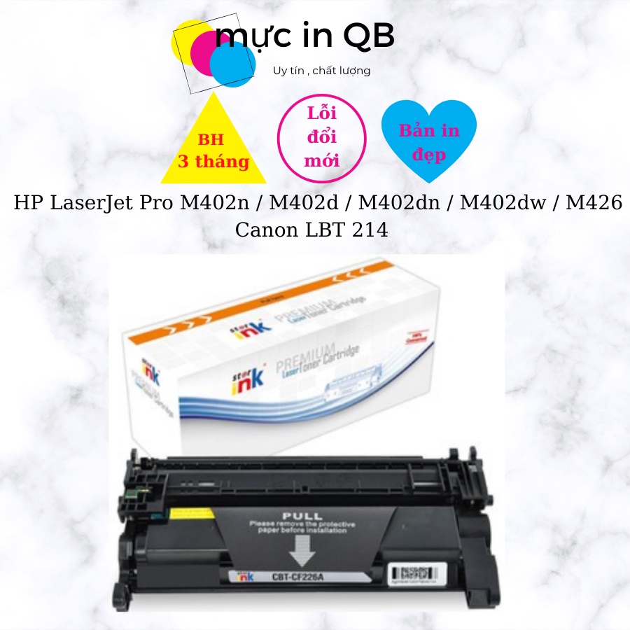 Hộp Mực máy in 226A/ 052 ( Đầy Mực ) . Hộp mực dành cho Dành Cho Máy In HP M402 - Canon LBP 214