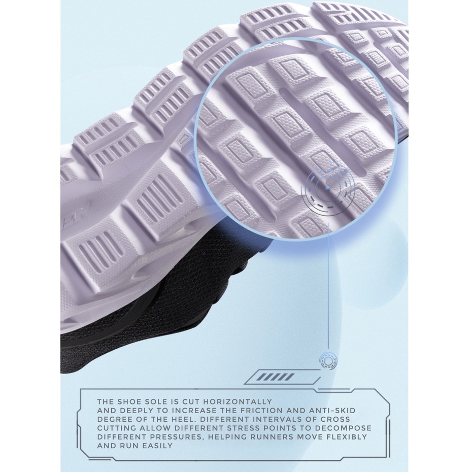 Giày Chạy Bộ Trọng Lượng Nhẹ Thoải Mái Chống Trượt / Mòn / Sốc / Mài Mòn Thời Trang Cho Nam