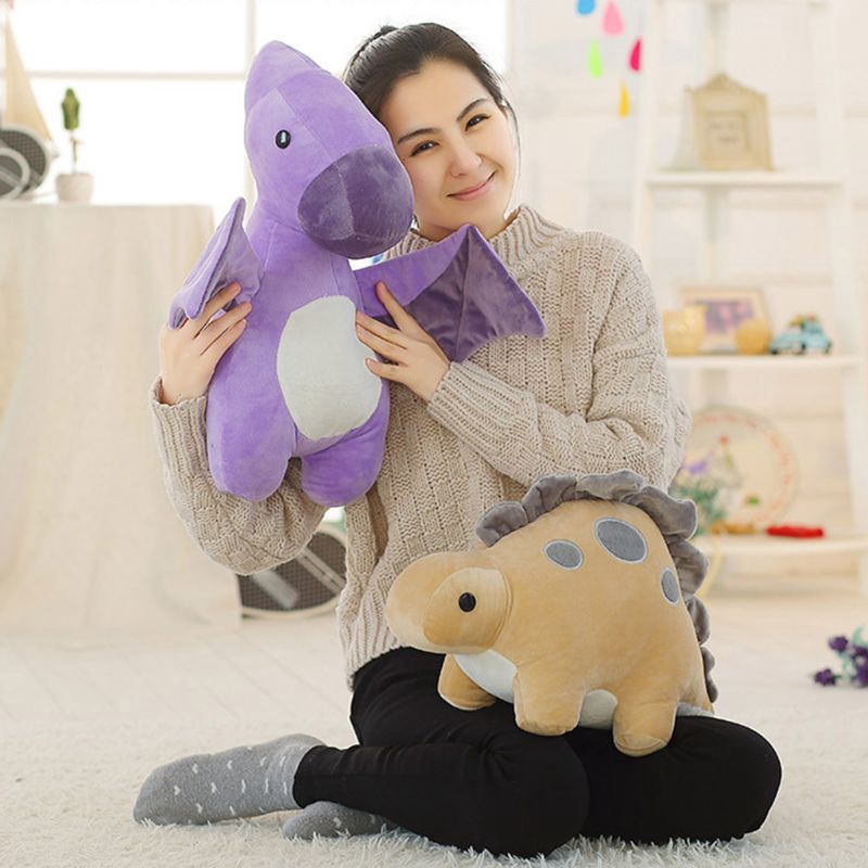 Cute Little dinosaur doll Plush Toy Stuffed Animal Doll Sofa Car Pillow triceratops long-necked dragon stegosaurus dolls