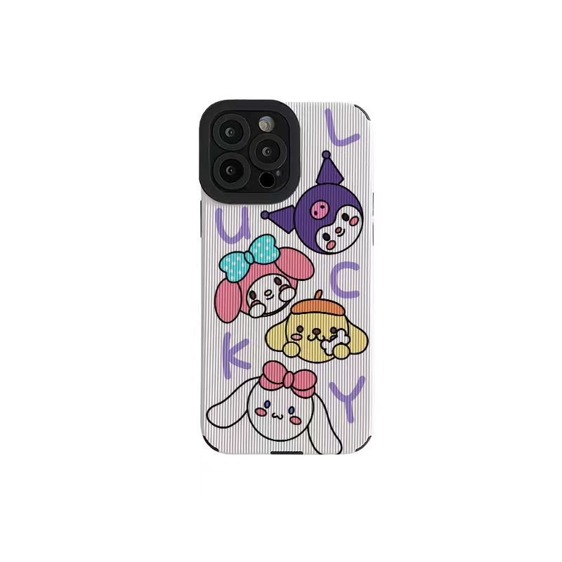 SANRIO Ốp Da Hình Hoạt Hình Dành Cho iphone 13 Pro Max i13 13pro 11 Pro Max i11 X XR Xs Max 7plus 8plus 12Pro 12 Pro Max