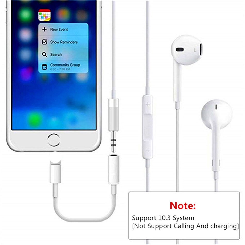 Cáp chuyển đổi âm thanh cho IOS 12 11 10 9 8 on IPhone AUX 3.5mm