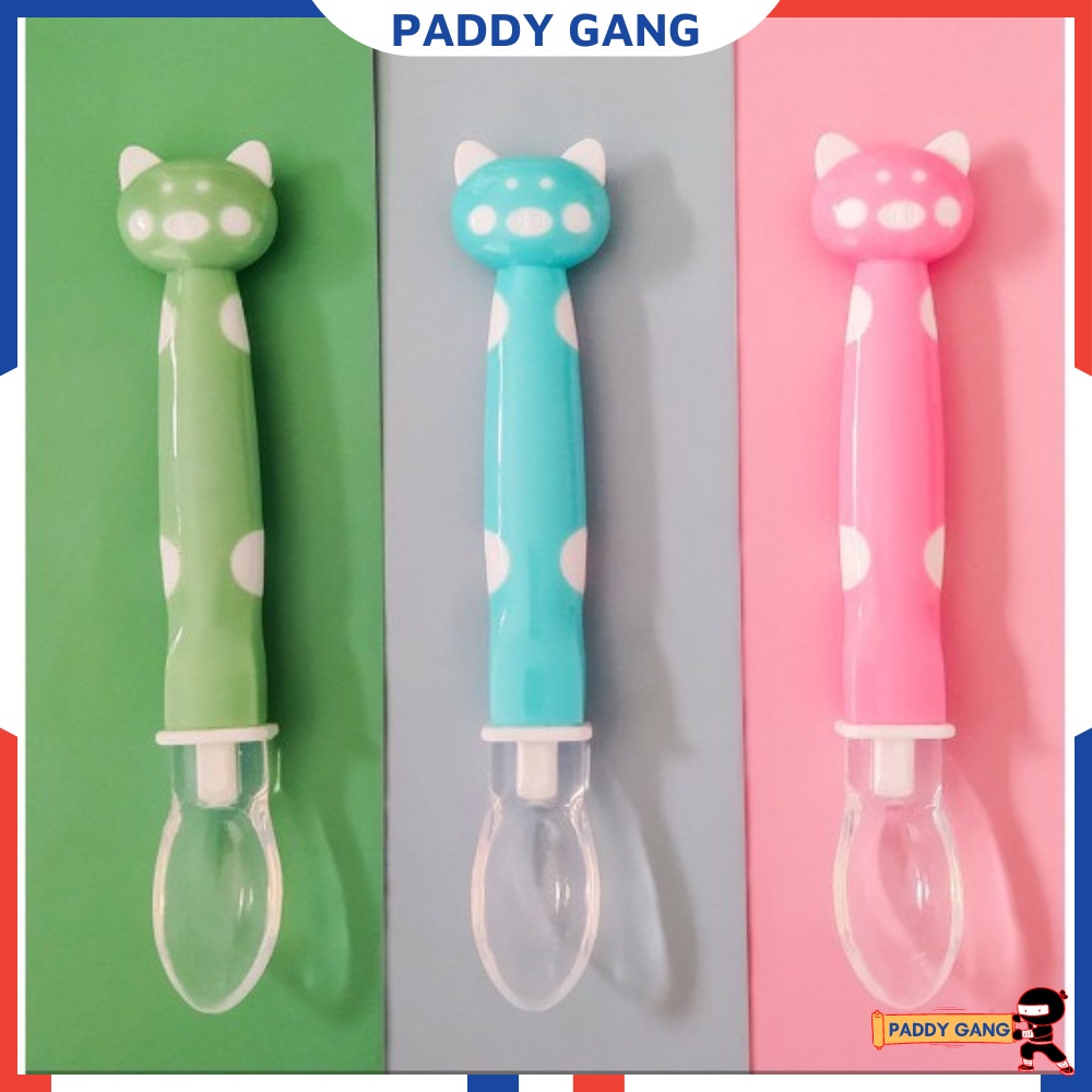Thìa Ăn Dặm Tập Xúc Cho Bé, Thìa Silicon Ăn Dặm, Đũa Tập Gắp Cho Bé PaddyGang