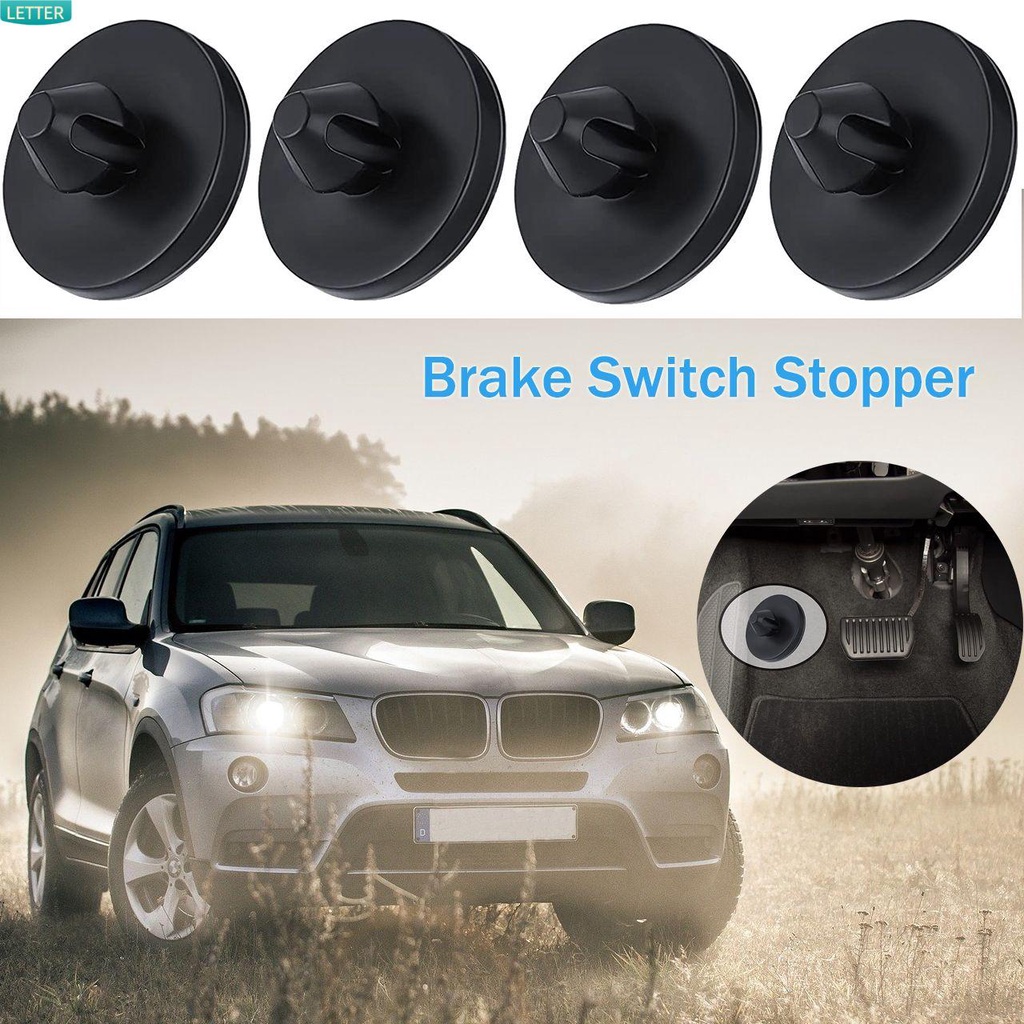 Set 10 phụ kiện thay thế công tắc phanh xe hơi màu đen chuyên dụng