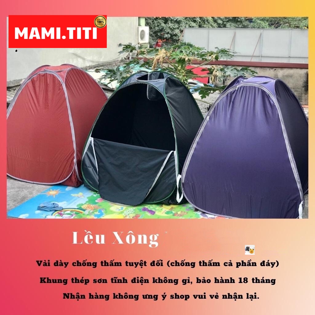 lều xông hơi, LỀU XÔNG HƠI TỰ BUNG - MAMI.TITI