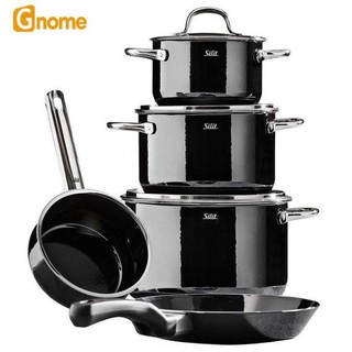 Bộ nồi chảo Silit Silargan Passion Black 5 món [Nhập Đức]