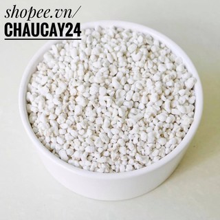 Đá perlite (0.5 KG - 6 Lít) đá trân châu trồng rau, trộn đất trồng sen đá, xương rồng