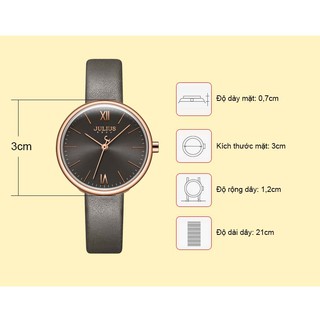Đồng hồ nữ JULIUS JA-1116C dây da