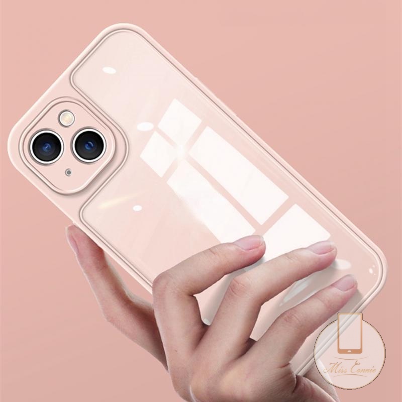 Ốp Điện Thoại Mềm Siêu Mỏng Màu Trơn Đơn Giản Cho iPhone 11 12 13 11Pro Max 12 Pro Max 13 Pro Max
