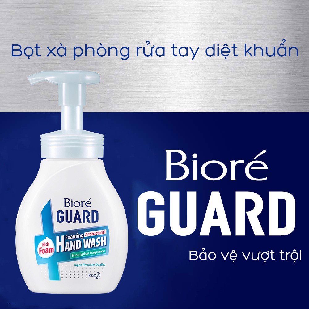 Bọt rửa tay biore guard foaming hand wash antibacterial kháng khuẩn hương - ảnh sản phẩm 2
