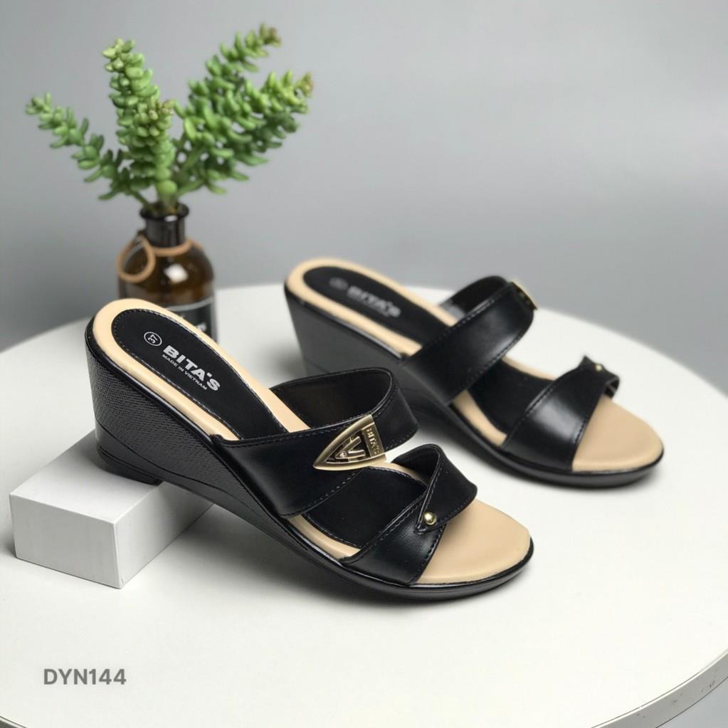 Dép nữ BITAS ❤️FREESHIP❤️ Dép lê hai quai đế xuồng 7cm thời trang DYN138 - Hàng Chính Hãng