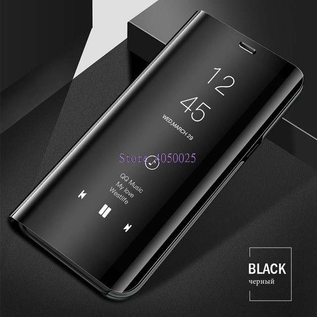 Sang Trọng Bao Nắp Gương Gập Kiêm Giá Đỡ Cho Samsung Galaxy S8 S9 Note 8 S8 S9 Plus S6 S7 Edge J5 J7 Prime J6 J6 A6 Plus 2018 J7Max Ốp