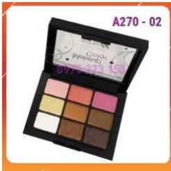 [ Có Sẵn] Phấn mắt 9 ô Ashley Makeup Color Premium Cosmetic A270 _mỹ phẩm chính hãng