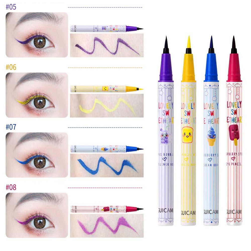 1 Bút Kẻ Mắt Dạng Lỏng Chống Nước Mau Khô Cho Người Mới Bắt Đầu