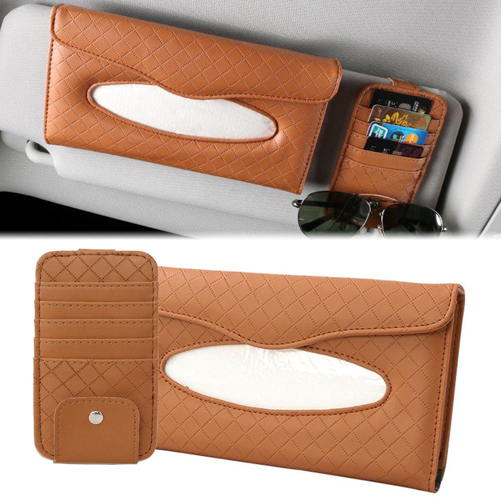JONYE Túi Đựng Thẻ / Mắt Kính / Tài Liệu Trên Xe Hơi Họa Tiết Dập Nổi