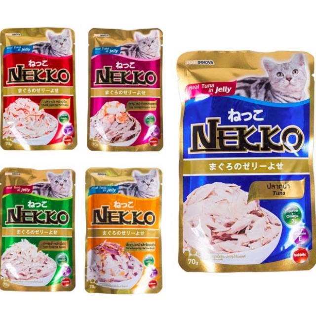 Pate Nekko cho mèo nhập khẩu Thái Lan
