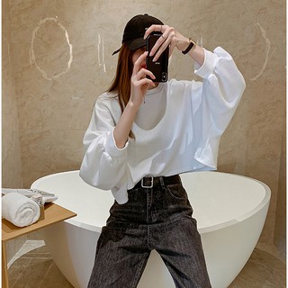 Áo croptop tay phồng A56