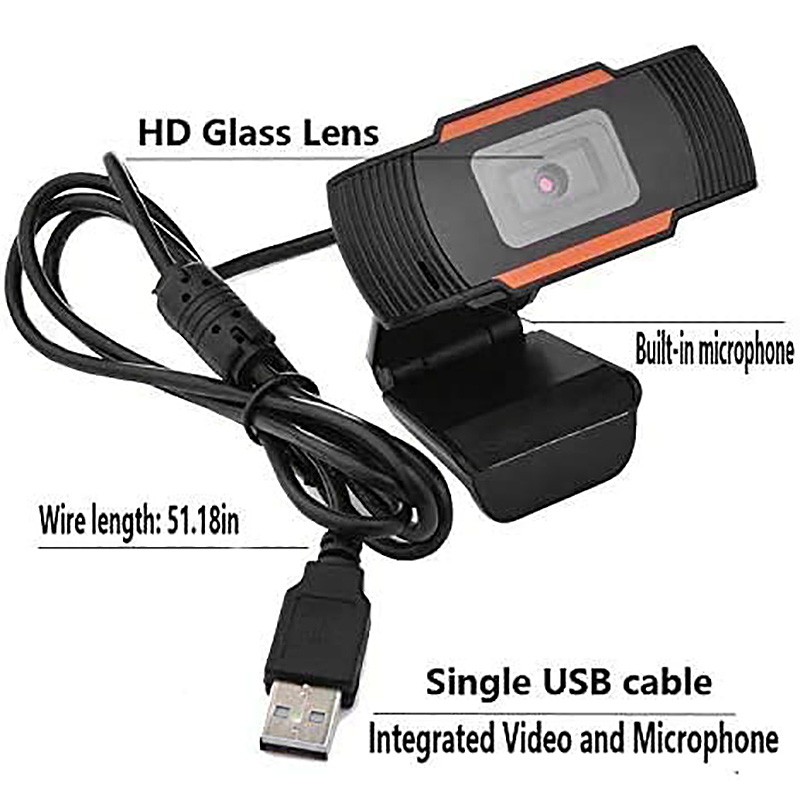 HD Webcam 1080P USB Computer Camera , Webcam for Gaming Conferencing & Working, Laptop Or Desktop Webcam