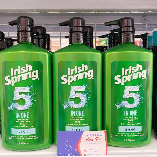 Sữa tắm Irish Spring 5in1 💚💚💚