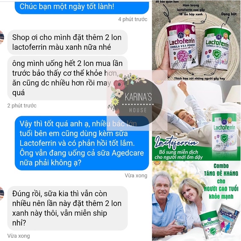 Sữa non Lactoferrin Formula milk powder Royal Ausnz 400g