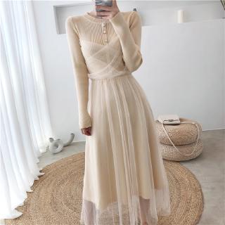 [Nhập WASIPN giảm 30K cho đơn 150K] đầm dệt kim dáng ôm tay dài