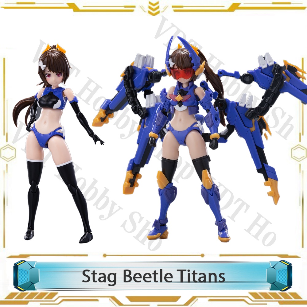 Mô hình lắp ráp 1/12 ATK Girl Stag Beetle Titans