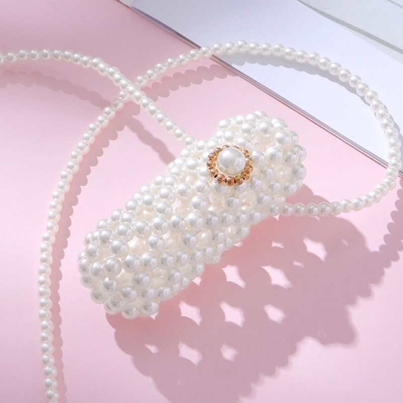 Túi Xách Đính Hạt Cườm Thủ Công Thời Trang Nữ