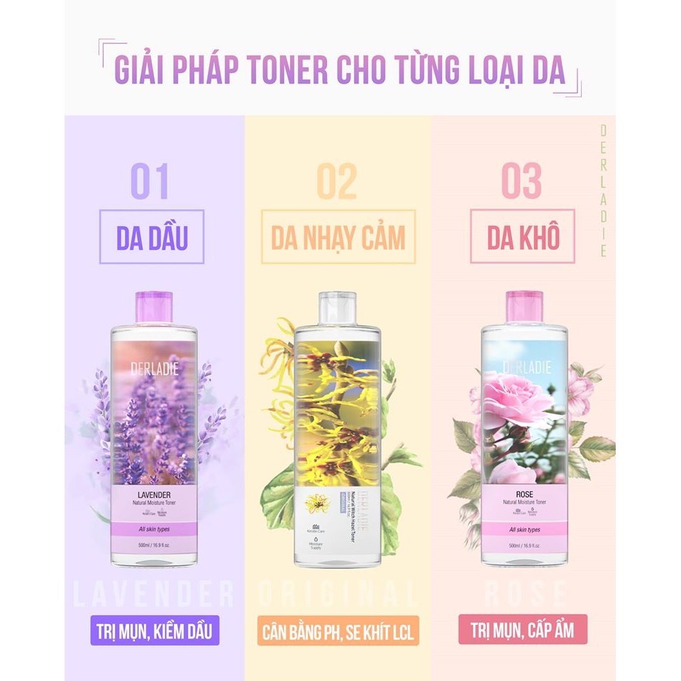 (MINI 30ML) Nước cân bằng Derladie Moisture Toner | BigBuy360 - bigbuy360.vn